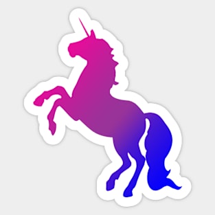 Bisexual Pride Unicorn Sticker